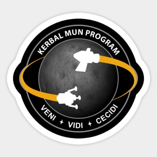 Kerbal Mun Program Sticker